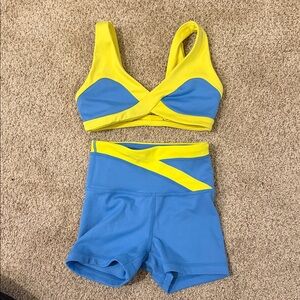 Girls Yellow and Blue Jo + Jax Set